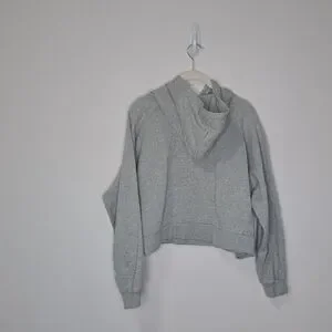 Sezane | Tops | Sezane Cropped Hooded Sweatshirt Heather  display picture 1